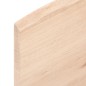 vidaXL Ripiano a Parete 100x20x2 cm Legno Massello Rovere Non Trattato