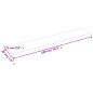 vidaXL Ripiano a Parete 100x20x2 cm Legno Massello Rovere Non Trattato