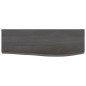 vidaXL Ripiano Muro Marrone Scuro 60x20x4 cm Massello Rovere Trattato vidaXL Ripiano Muro Marrone Scuro 60x20x4 cm Massello Rovere Trattato