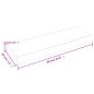 vidaXL Ripiano Muro Marrone Chiaro 60x20x4 cm Massello Rovere Trattato