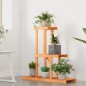 vidaXL Portafiori 81x25x75,5 cm in Legno Massello di Abete
