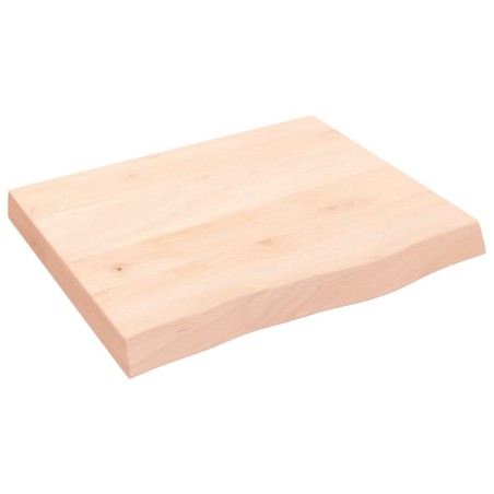 vidaXL Ripiano a Parete 60x50x6 cm Legno Massello Rovere Non Trattato