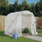 vidaXL Serra con Telaio in Acciaio Bianco 4 m² 2x2x2 m vidaXL Serra con Telaio in Acciaio Bianco 4 m² 2x2x2 m
