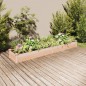 vidaXL Fioriera Rialzata da Giardino Fodera 240x45x25cm Massello Abete vidaXL Fioriera Rialzata da Giardino Fodera 240x45x25cm Massello Abete