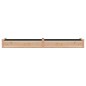 vidaXL Fioriera Rialzata da Giardino Fodera 240x45x25cm Massello Abete vidaXL Fioriera Rialzata da Giardino Fodera 240x45x25cm Massello Abete