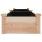 vidaXL Fioriera Rialzata da Giardino Fodera 240x45x25cm Massello Abete vidaXL Fioriera Rialzata da Giardino Fodera 240x45x25cm Massello Abete