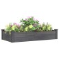 vidaXL Fioriera Giardino con Fodera Grigia 120x60x25cm Massello Abete vidaXL Fioriera Giardino con Fodera Grigia 120x60x25cm Massello Abete