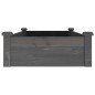 vidaXL Fioriera Giardino con Fodera Grigia 120x60x25cm Massello Abete vidaXL Fioriera Giardino con Fodera Grigia 120x60x25cm Massello Abete