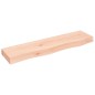 vidaXL Ripiano a Parete 80x20x6 cm Legno Massello Rovere Non Trattato vidaXL Ripiano a Parete 80x20x6 cm Legno Massello Rovere Non Trattato
