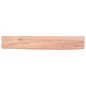 vidaXL Ripiano Muro Marrone Chiaro 60x10x4 cm Massello Rovere Trattato vidaXL Ripiano Muro Marrone Chiaro 60x10x4 cm Massello Rovere Trattato