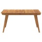 vidaXL Tavolo da Giardino 150x90x75 cm Legno Massello di Acacia