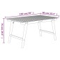 vidaXL Tavolo da Giardino 150x90x75 cm Legno Massello di Acacia