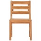 vidaXL Sedie da Giardino 8 pz in Legno Massello di Teak