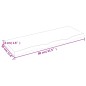 vidaXL Ripiano a Parete 80x30x4 cm Legno Massello Rovere Non Trattato