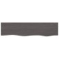 vidaXL Ripiano Muro Grigio Scuro 80x20x6 cm Massello Rovere Trattato vidaXL Ripiano Muro Grigio Scuro 80x20x6 cm Massello Rovere Trattato
