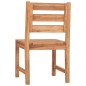 vidaXL Sedie da Giardino 8 pz in Legno Massello di Teak