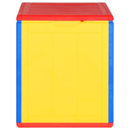 vidaXL Contenitore da Giardino Colorato in Rattan PP 90 L