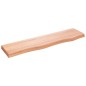 vidaXL Ripiano Muro Marrone Chiaro 80x20x4 cm Massello Rovere Trattato vidaXL Ripiano Muro Marrone Chiaro 80x20x4 cm Massello Rovere Trattato