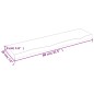vidaXL Ripiano Muro Marrone Chiaro 80x20x4 cm Massello Rovere Trattato vidaXL Ripiano Muro Marrone Chiaro 80x20x4 cm Massello Rovere Trattato
