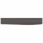 vidaXL Ripiano Muro Grigio Scuro 60x10x4 cm Massello Rovere Trattato