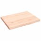 vidaXL Ripiano a Parete 40x30x2 cm Legno Massello Rovere Non Trattato vidaXL Ripiano a Parete 40x30x2 cm Legno Massello Rovere Non Trattato