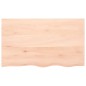vidaXL Ripiano a Parete 100x60x6 cm Legno Massello Rovere Non Trattato vidaXL Ripiano a Parete 100x60x6 cm Legno Massello Rovere Non Trattato