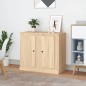 vidaXL Credenze 2 pz Rovere Sonoma 37,5x35,5x67,5 cm Legno Multistrato vidaXL Credenze 2 pz Rovere Sonoma 37,5x35,5x67,5 cm Legno Multistrato