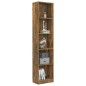 vidaXL Libreria a 5 Ripiani Rovere Fumo 40x24x175 cm Legno Multistrato vidaXL Libreria a 5 Ripiani Rovere Fumo 40x24x175 cm Legno Multistrato
