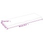 vidaXL Ripiano Muro Marrone Chiaro 80x30x2 cm Massello Rovere Trattato vidaXL Ripiano Muro Marrone Chiaro 80x30x2 cm Massello Rovere Trattato