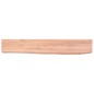 vidaXL Ripiano Muro Marrone Chiaro 60x10x6 cm Massello Rovere Trattato vidaXL Ripiano Muro Marrone Chiaro 60x10x6 cm Massello Rovere Trattato