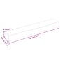 vidaXL Ripiano Muro Marrone Chiaro 60x10x6 cm Massello Rovere Trattato vidaXL Ripiano Muro Marrone Chiaro 60x10x6 cm Massello Rovere Trattato