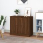 vidaXL Credenze 2pz Rovere Marrone 37,5x35,5x67,5 cm Legno Multistrato vidaXL Credenze 2pz Rovere Marrone 37,5x35,5x67,5 cm Legno Multistrato