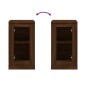 vidaXL Credenze 2pz Rovere Marrone 37,5x35,5x67,5 cm Legno Multistrato vidaXL Credenze 2pz Rovere Marrone 37,5x35,5x67,5 cm Legno Multistrato