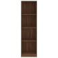 vidaXL Libreria 4 Ripiani Rovere Marrone 40x24x143cm Legno Multistrato vidaXL Libreria 4 Ripiani Rovere Marrone 40x24x143cm Legno Multistrato