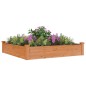 vidaXL Fioriera da Giardino Fodera Marrone 120x120x25cm Massello Abete vidaXL Fioriera da Giardino Fodera Marrone 120x120x25cm Massello Abete