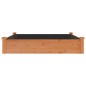 vidaXL Fioriera da Giardino Fodera Marrone 120x120x25cm Massello Abete vidaXL Fioriera da Giardino Fodera Marrone 120x120x25cm Massello Abete