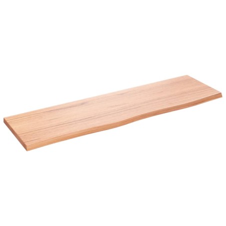 vidaXL Ripiano Muro Marrone Chiaro 100x30x2cm Massello Rovere Trattato