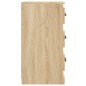 vidaXL Credenza Rovere Sonoma 36x35,5x67,5 cm in Legno Multistrato vidaXL Credenza Rovere Sonoma 36x35,5x67,5 cm in Legno Multistrato