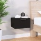 vidaXL Comodini a Muro 2 pz Neri 34x30x20 cm vidaXL Comodini a Muro 2 pz Neri 34x30x20 cm