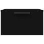 vidaXL Comodini a Muro 2 pz Neri 34x30x20 cm vidaXL Comodini a Muro 2 pz Neri 34x30x20 cm