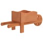 vidaXL Fioriere a Carriola 2 pz 47x15x19 cm Legno Massello di Abete vidaXL Fioriere a Carriola 2 pz 47x15x19 cm Legno Massello di Abete