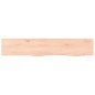 vidaXL Ripiano a Parete 100x20x6 cm Legno Massello Rovere Non Trattato