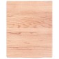 vidaXL Ripiano Muro Marrone Chiaro 40x50x2 cm Massello Rovere Trattato vidaXL Ripiano Muro Marrone Chiaro 40x50x2 cm Massello Rovere Trattato