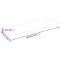 vidaXL Ripiano Muro Marrone Chiaro 80x30x4 cm Massello Rovere Trattato vidaXL Ripiano Muro Marrone Chiaro 80x30x4 cm Massello Rovere Trattato