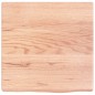 vidaXL Ripiano Muro Marrone Chiaro 40x40x4 cm Massello Rovere Trattato vidaXL Ripiano Muro Marrone Chiaro 40x40x4 cm Massello Rovere Trattato
