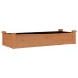 vidaXL Fioriera Giardino Fodera Marrone 120x45x25cm Massello Abete vidaXL Fioriera Giardino Fodera Marrone 120x45x25cm Massello Abete
