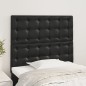 Testiera 2 pz Nero 90x5x78/88 cm in Similpelle Testiera 2 pz Nero 90x5x78/88 cm in Similpelle