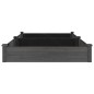 vidaXL Fioriera Giardino con Fodera Grigia 240x120x25cm Massello Abete vidaXL Fioriera Giardino con Fodera Grigia 240x120x25cm Massello Abete