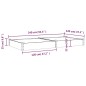 vidaXL Fioriera Giardino con Fodera Grigia 240x120x25cm Massello Abete vidaXL Fioriera Giardino con Fodera Grigia 240x120x25cm Massello Abete