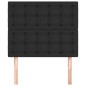 Testiera 2 pz Nero 90x5x78/88 cm in Similpelle Testiera 2 pz Nero 90x5x78/88 cm in Similpelle